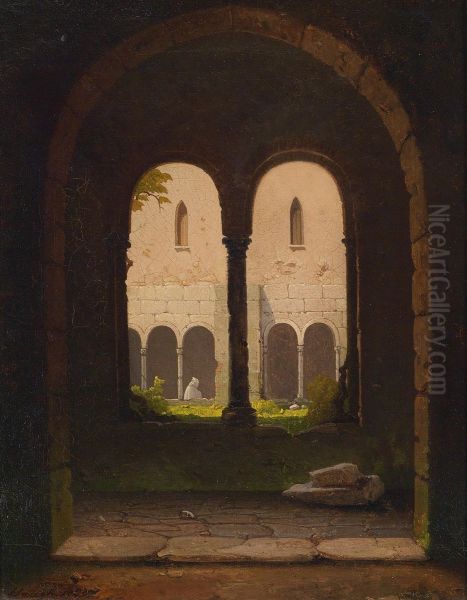View through a monastery - view 1