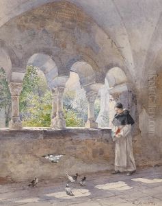 Cloister in Cistercian Millstadt Abbey