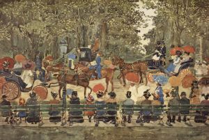 Central Park, New York by Maurice Prendergast