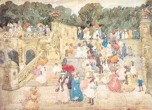 The Mall Central Park by Maurice Prendergast