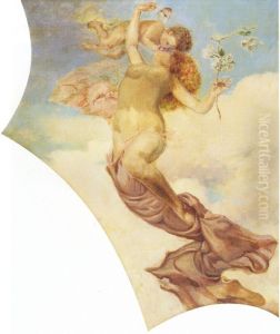 La Primavera, allegory of spring by Antonio Cortina Farinos
