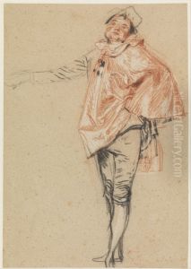 L'indifferent by Jean-Antoine Watteau