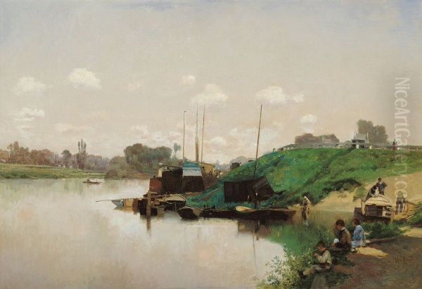 A Summer's Day on the Seine - view 1