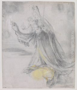 Virgin and Child in the Clouds by Matthias Grunewald