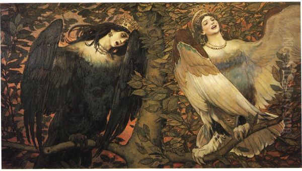Sirin i Alkonost. Pticy radosti i pecali. - view 1