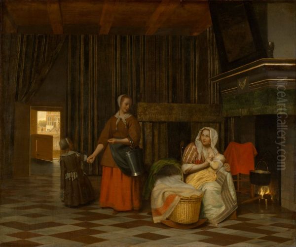 Suckling Mother and Maid - view 1