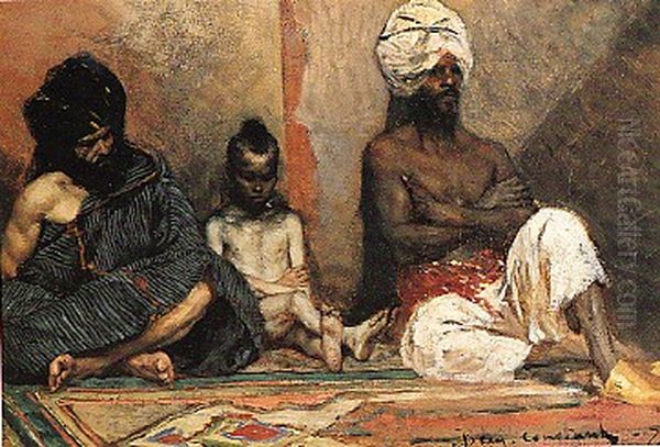 Seated Arabs - view 1