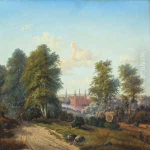 View Of Frederiksborg Castle by Carsten Henrichsen
