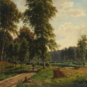 A Man Walking In The Woods by Carsten Henrichsen