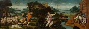 Orpheus, Eurydice and Aristaeus.[1]
