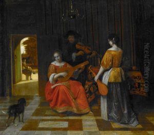 The Music Party by Pieter De Hooch