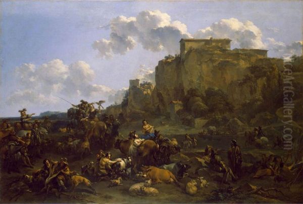 Hunters Resting - view 1