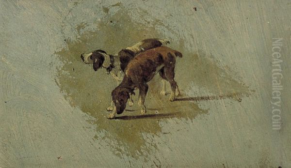 two dogs - view 1