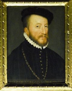 Louis de Saint-Gelais (1513-1589) , gouverneur de Francois II et de Charles IX, surintendant de la Maison de Catherine de Medicis.