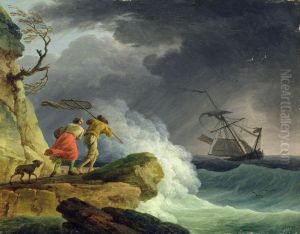 Kuste bei Sturm by Joseph Vernet