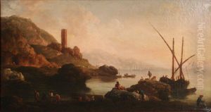 Marine, temps calme by Joseph Vernet