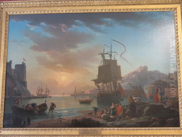 Marine, soleil couchant - view 1
