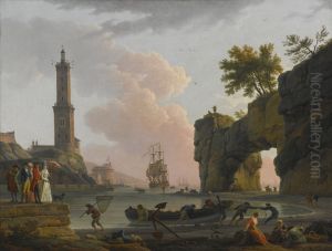Mediterranean Harbor at Sunset