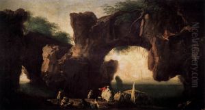 Seascape, View of Sorrento by Joseph Vernet