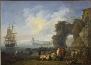 View of Posillipo near Naples by Joseph Vernet