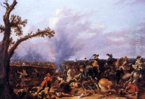 Gustavus Adolphus in the Battle of Lutzen on November 6, 1632 by Jan Asselijn