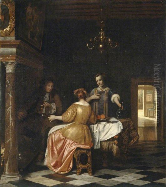 Elegant company in a distinguished interior - view 1