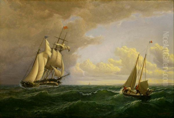 Whaler off the Vineyard--Outward Bound - view 1