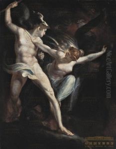 Satan and Death with Sin Intervening Satan and Death with Sin Intervening