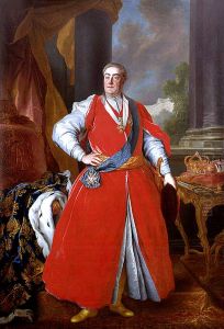 Portrait ofAugust III the Saxonin Polish costume by Louis de Silvestre