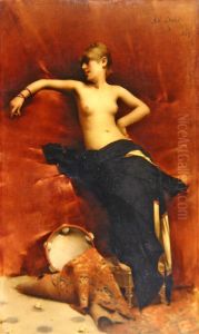 "Danseuse orientale" dite "Salome" by Charles-Edmond Daux