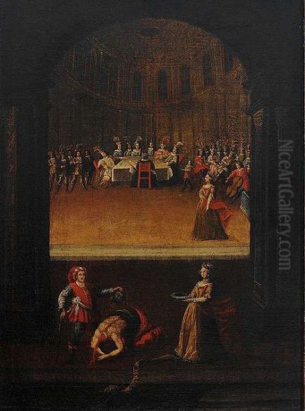 Salome's Dance and Execution of John the Baptist - view 1