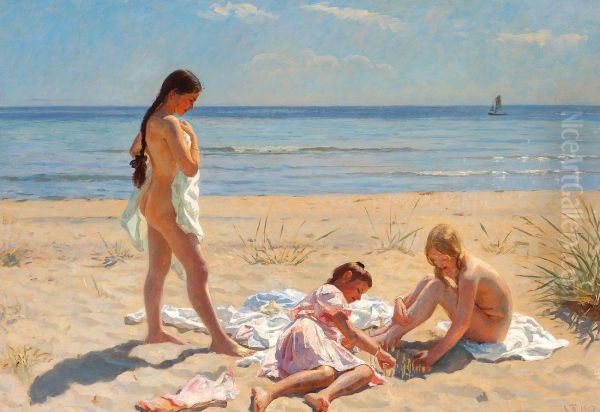 Summer day at the beach of Skagen. - view 1