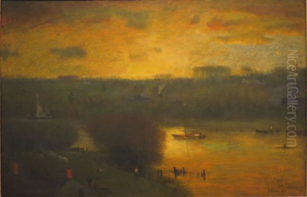 Sunset on the Passaic - view 1