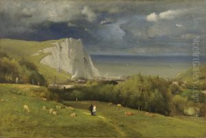 Etretat by George Inness
