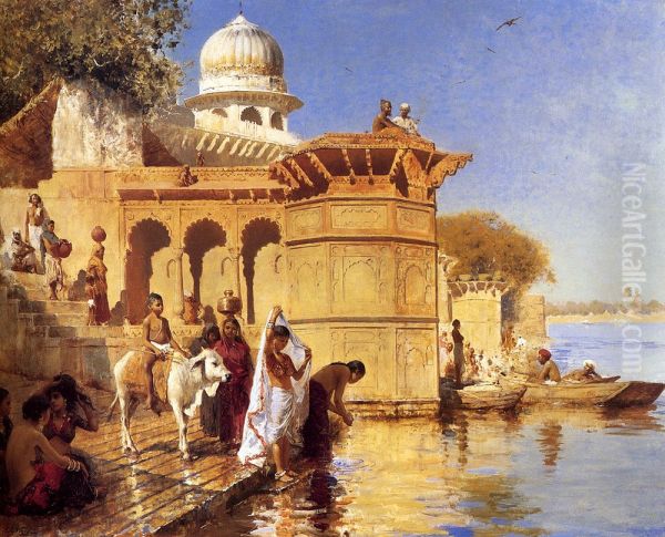 Mathura ghats - view 1