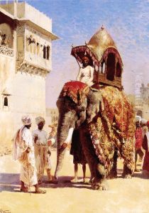 Mughal Elephant by Edwin Lord Weeks