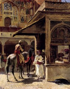 Street Scene in Bombay by Edwin Lord Weeks
