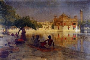 The Golden Temple Amritsar 1890 by Edwin Lord Weeks