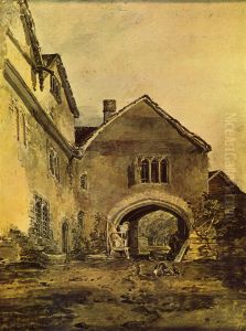 Torweg eines Herrenhauses by J. M. W. Turner