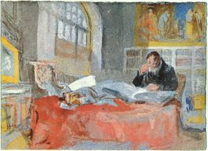 Turner in seinem Atelier by J. M. W. Turner