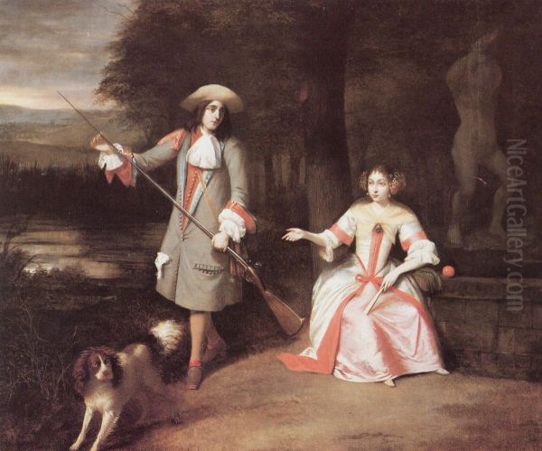 Portrait of a unknow man and woman - view 1