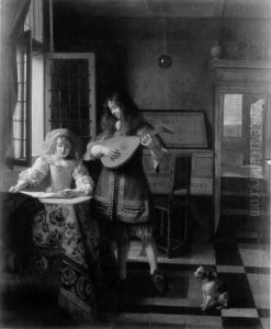 Licensing.cestina|English|francais|makedonski|Nederlands|+/- by Pieter De Hooch