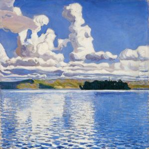 Cloud Towers by Akseli Valdemar Gallen-Kallela