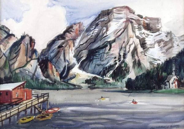 Lago Di Dobbiaco 1956 - view 1