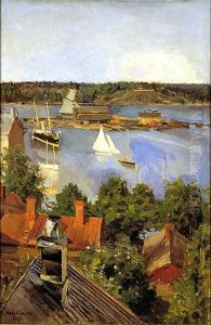 View from North Quay by Akseli Valdemar Gallen-Kallela