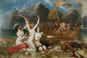 The Sirens and Ulysses by William Etty