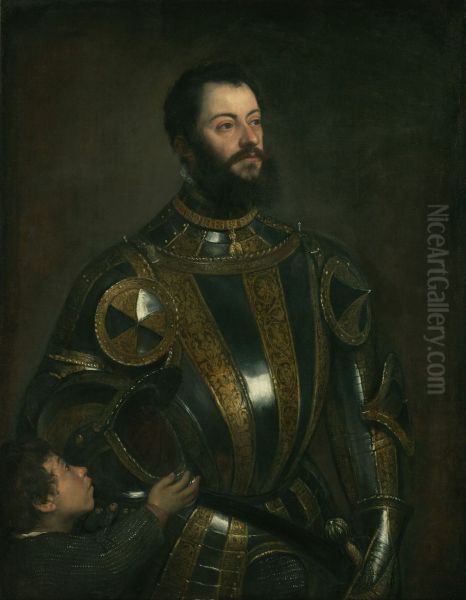 Portrait of Alfonso d'Avalos with a Page - view 1