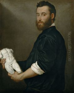 Portrait ofAlessandro Vittoria by Giovanni Battista Moroni