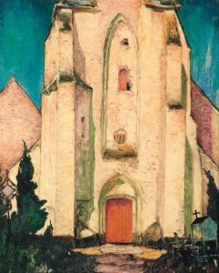 L'eglise De Knokke by Anto Carte