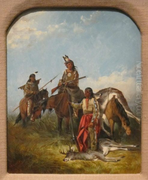 Indians Hunting - view 1